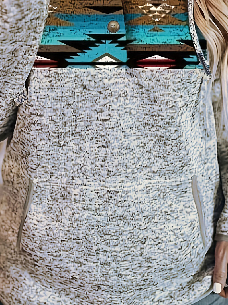 Boho trenirka veće veličine, ženska majica s kapuljačom s kapuljačom i dugim rukavima s dugim rukavima u boji i dugim bojama