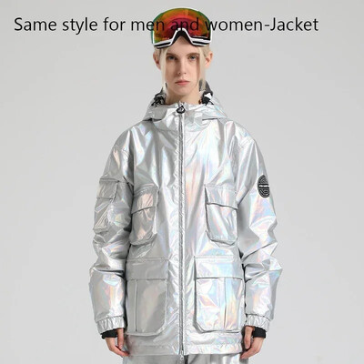 Χειμερινά μπουφάν για σκι Ανδρικά Γυναικεία Αθλητικά για εξωτερικούς χώρους Μπουφάν Snowboard Αντιανεμικό Snowsuit 2024 Αδιάβροχο σκι με κουκούλα ζεστά ρούχα για ζευγάρι