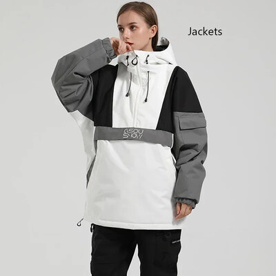 Jachetă de schi de iarnă 2025 pentru cupluri noi pentru femei Topuri Hanorac pentru bărbați Jachetă de snowboard în aer liber haine de schi Pro haină de zăpadă rezistentă la vânt