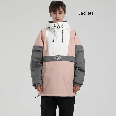 Jachetă de schi de iarnă 2025 pentru cupluri noi pentru femei Topuri Hanorac pentru bărbați Jachetă de snowboard în aer liber haine de schi Pro haină de zăpadă rezistentă la vânt