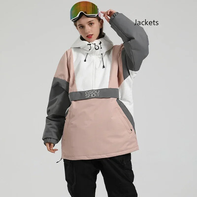 Jachetă de schi de iarnă 2025 pentru cupluri noi pentru femei Topuri Hanorac pentru bărbați Jachetă de snowboard în aer liber haine de schi Pro haină de zăpadă rezistentă la vânt