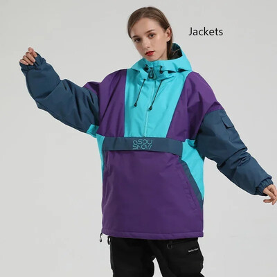 Jachetă de schi de iarnă 2025 pentru cupluri noi pentru femei Topuri Hanorac pentru bărbați Jachetă de snowboard în aer liber haine de schi Pro haină de zăpadă rezistentă la vânt