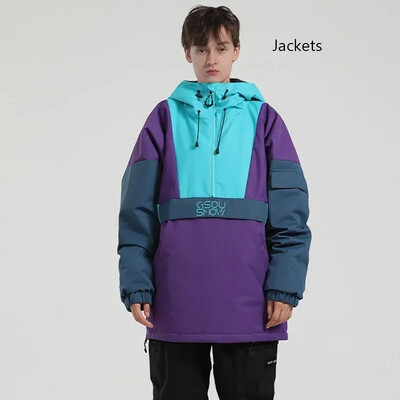 Jachetă de schi de iarnă 2025 pentru cupluri noi pentru femei Topuri Hanorac pentru bărbați Jachetă de snowboard în aer liber haine de schi Pro haină de zăpadă rezistentă la vânt