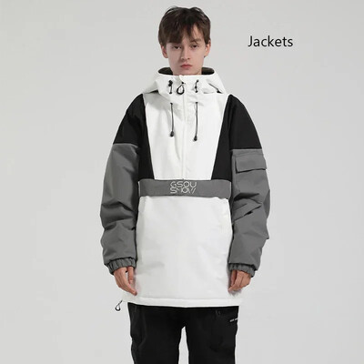 Jachetă de schi de iarnă 2025 pentru cupluri noi pentru femei Topuri Hanorac pentru bărbați Jachetă de snowboard în aer liber haine de schi Pro haină de zăpadă rezistentă la vânt