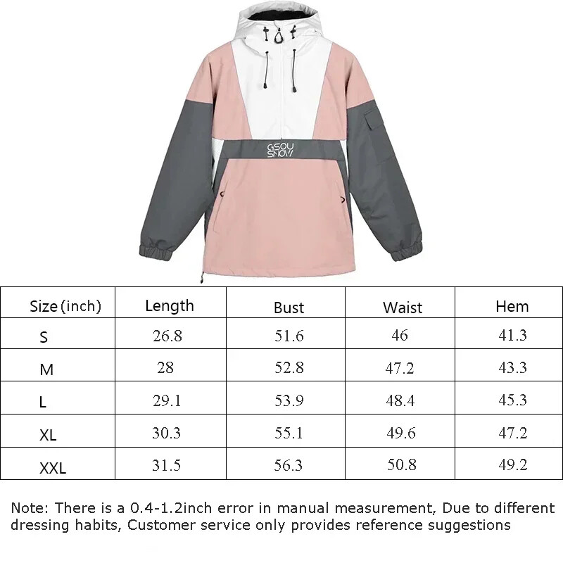 Jachetă de schi de iarnă 2025 pentru cupluri noi pentru femei Topuri Hanorac pentru bărbați Jachetă de snowboard în aer liber haine de schi Pro haină de zăpadă rezistentă la vânt