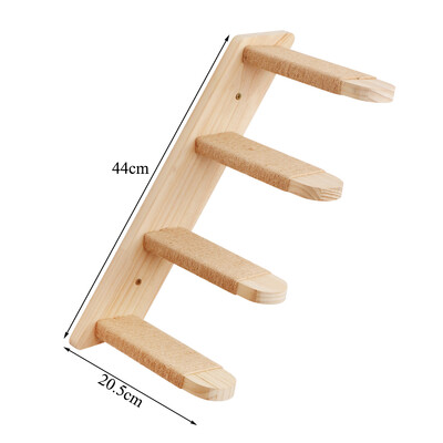 Kačių sieniniai baldai Mediniai hamakai Laipiojimo lentynų komplektas Ešeriai Sizalio Kopėčios Braižymo Stulpeliai Lovos Etvarai Staliukas Kitty