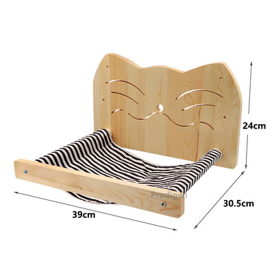 Kačių sieniniai baldai Mediniai hamakai Laipiojimo lentynų komplektas Ešeriai Sizalio Kopėčios Braižymo Stulpeliai Lovos Etvarai Staliukas Kitty