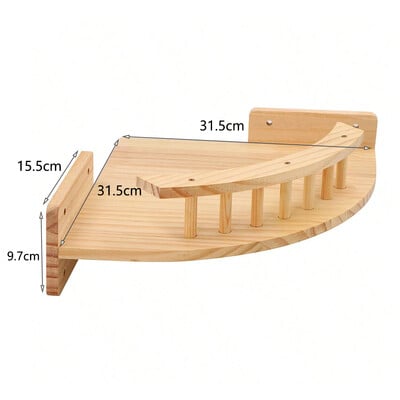 Kačių sieniniai baldai Mediniai hamakai Laipiojimo lentynų komplektas Ešeriai Sizalio Kopėčios Braižymo Stulpeliai Lovos Etvarai Staliukas Kitty