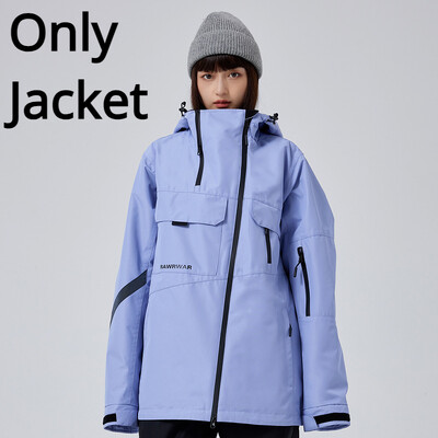 Jachetă de schi pentru cuplu de iarnă Topuri de zăpadă respirabile pentru bărbați Haine de sport pentru snowboard pentru femeie caldă cu haină de sport din bumbac Îmbrăcăminte de zăpadă