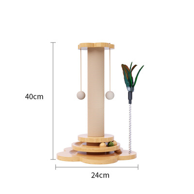 Kaķi Aksesuāri Skrāpji Skrāpji Tornis Skrāpējamais koku skrāpējamais stabs Tornis Mājas plaukti Rotaļu laukums Lietas kaķu stabam Sākums