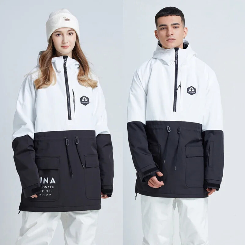 Jachete de snowboard de iarnă în aer liber 2024 Jachetă nouă de schi femeie haină de schi bărbați îmbrăcăminte exterioară sport Trening rezistent la apă Îmbrăcăminte impermeabilă