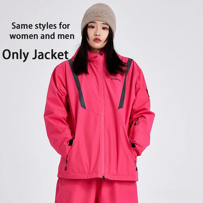 Vanjski Vjetrootporni vodootporni gornji dijelovi za skijanje Odjeća Skijaške jakne Ženske 2025. Nove muške zimske tople sportske jakne za daskanje na snijegu