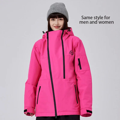 Női férfi 2025 új sídzsekik, vastagított, tartós meleg síkabátok kültéri vízálló szélálló snowboard felsők ruhák