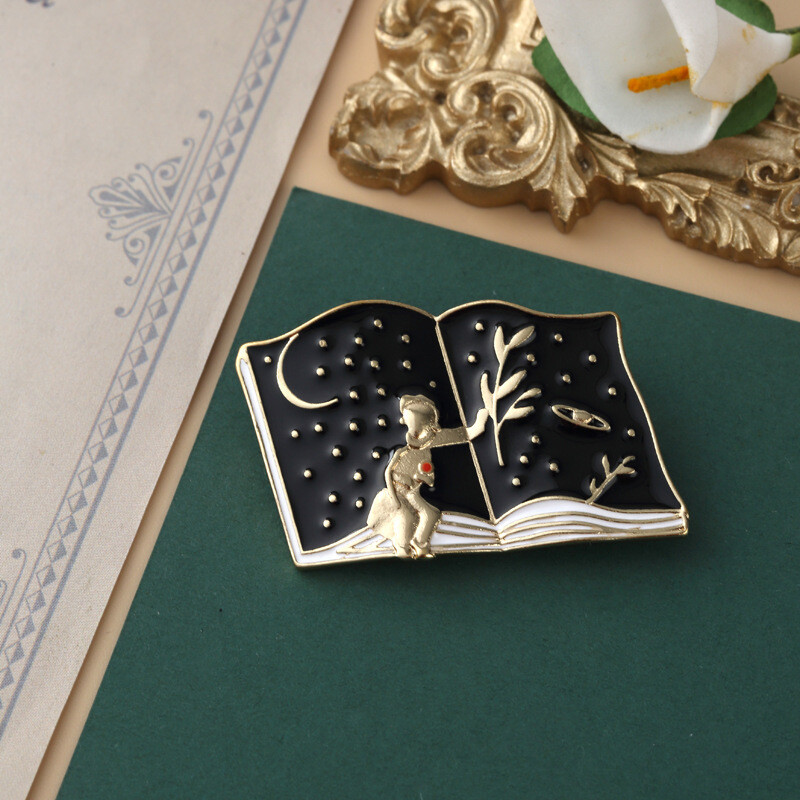 Ace de baghetă în stil baroc, geometrie vintage, insigne de carte cu broaște, coroană de flori dulci, broșă cu bufniță, set de bijuterii pentru femei, doamne