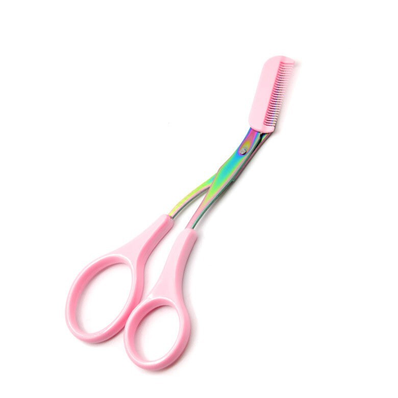 Uzacu trimmeris šķērveida nerūsējošais tērauds ar ķemmi Pārnēsājama lietošana Krāsains matu noņemšanas kopšana Formēšana skuveklis Aplauzuma piederumi