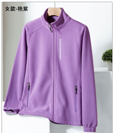 Jauni sieviešu flīsa sporta apģērbi džemperi Biezi Softshell jakas sieviešu rudens ziemas ikdienas termiski biezi vienkrāsaini mēteļi