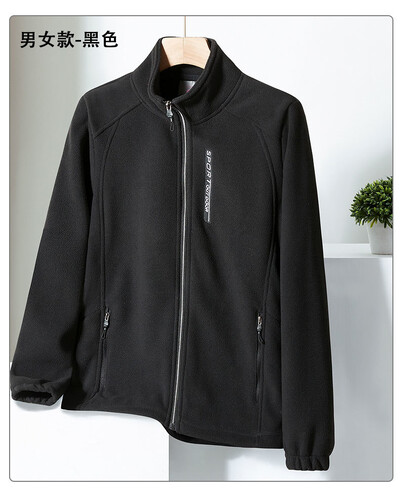 Jauni sieviešu flīsa sporta apģērbi džemperi Biezi Softshell jakas sieviešu rudens ziemas ikdienas termiski biezi vienkrāsaini mēteļi