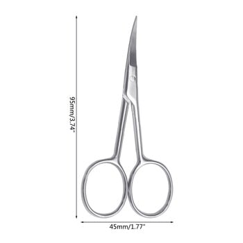 Cuticle Nippers Scissors από ανοξείδωτο ατσάλι Cuticle Dead Skin Remover Scissor Plier Pusher Makeup Beauty Tool