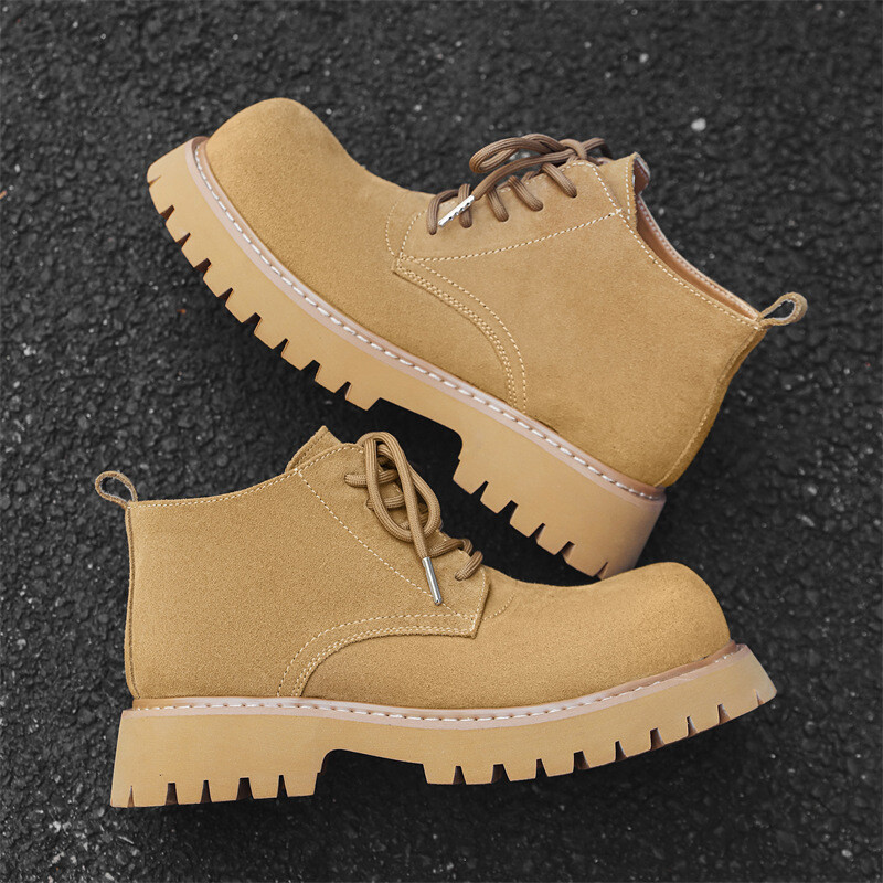 Ručno izrađene nove vintage britanske muške gležnjače, cipele od goveđe antilop kože Čizme za rad na otvorenom Poslovne Chelsea čizme