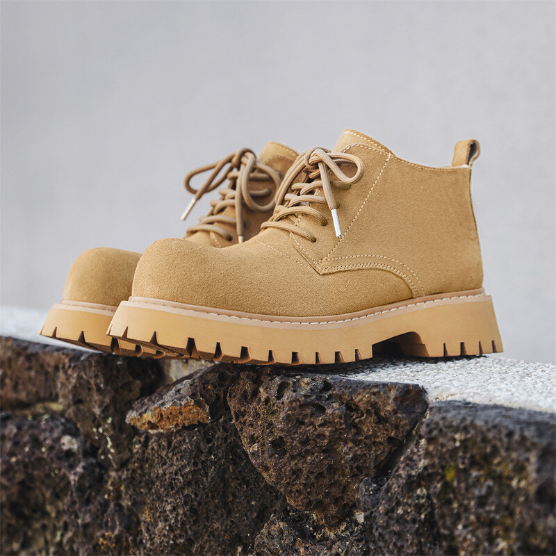 Ručno izrađene nove vintage britanske muške gležnjače, cipele od goveđe antilop kože Čizme za rad na otvorenom Poslovne Chelsea čizme