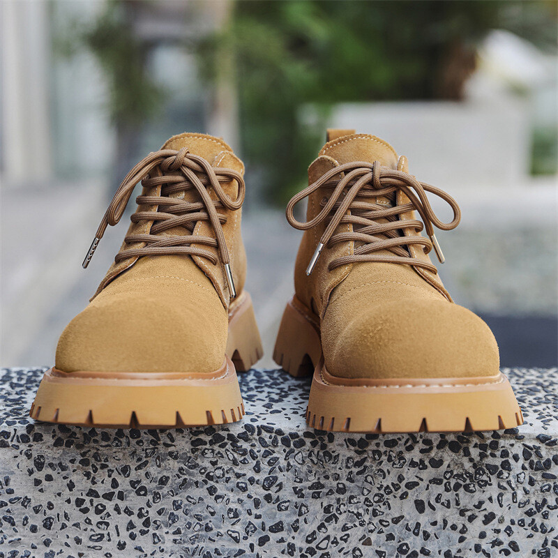 Ručno izrađene nove vintage britanske muške gležnjače, cipele od goveđe antilop kože Čizme za rad na otvorenom Poslovne Chelsea čizme