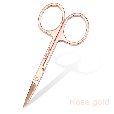 1kom Škare za obrve Trimer za trepavice Nos Lice Uklanjanje dlačica Škare za manikuru Rezanje zanoktica Kozmetički Ljepota Alati za šminkanje