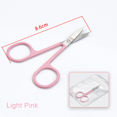 1kom Škare za obrve Trimer za trepavice Nos Lice Uklanjanje dlačica Škare za manikuru Rezanje zanoktica Kozmetički Ljepota Alati za šminkanje