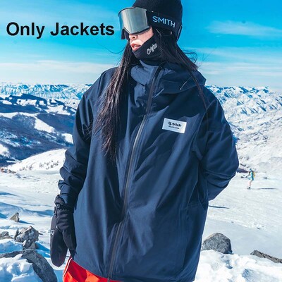 Nove muške zimske čvrste tople kapute za skijanje na otvorenom Vjetrootporne vodootporne jakne za snowboarding Sportski skijaški kaput s patentnim zatvaračem i kapuljačom od poliestera