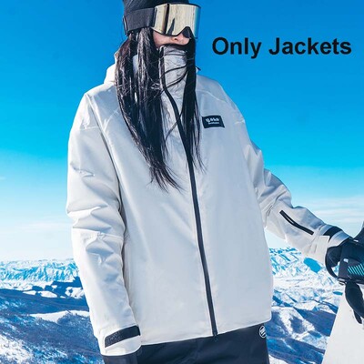 Nove muške zimske čvrste tople kapute za skijanje na otvorenom Vjetrootporne vodootporne jakne za snowboarding Sportski skijaški kaput s patentnim zatvaračem i kapuljačom od poliestera