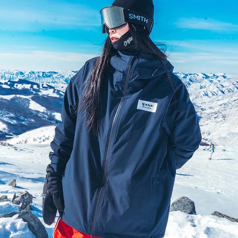 Nove muške zimske čvrste tople kapute za skijanje na otvorenom Vjetrootporne vodootporne jakne za snowboarding Sportski skijaški kaput s patentnim zatvaračem i kapuljačom od poliestera