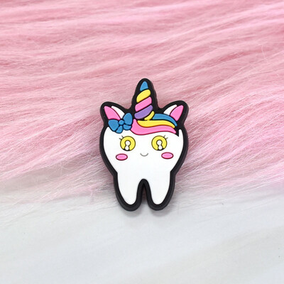 1Gb Smieklīga multfilma Mīlestības Zobu dizains PVC Emalja Piespraude Modes Personība Augļu Zobu Žetons Pin Mētelis Aksesuāri Rotaslietas