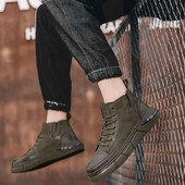 Pantofi Bărbați Cizme cu platformă pentru bărbați cu șireturi Moda retro Confortabil Casual În promoție Clasic Y2k Ofertă de înaltă calitate Preț mic