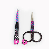 Profesionālas uzacu pincetes šķērveida skropstas matu apgriešanas uzgalis/slīps uzgalis/plakana izliekuma maza uzacu šķērveida aplauzuma rīka aksesuārs