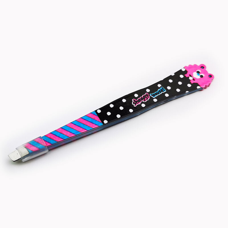 Profesionālas uzacu pincetes šķērveida skropstas matu apgriešanas uzgalis/slīps uzgalis/plakana izliekuma maza uzacu šķērveida aplauzuma rīka aksesuārs