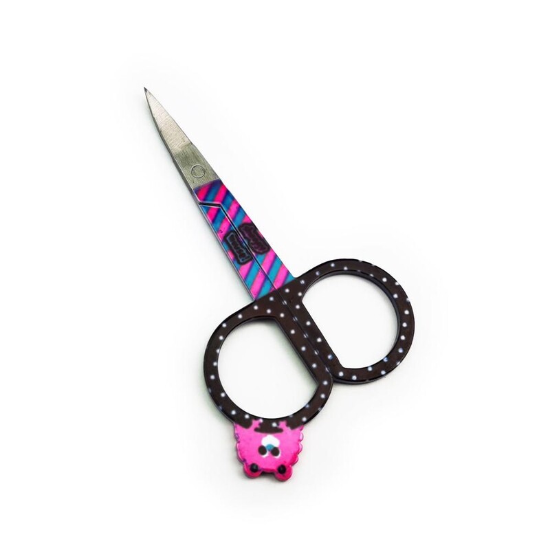 Profesionālas uzacu pincetes šķērveida skropstas matu apgriešanas uzgalis/slīps uzgalis/plakana izliekuma maza uzacu šķērveida aplauzuma rīka aksesuārs