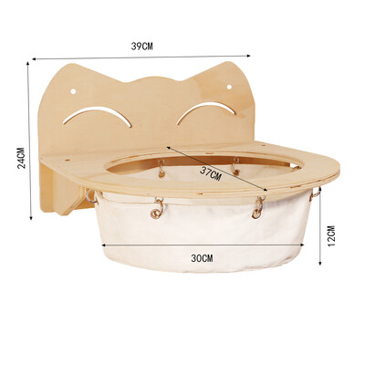 1-dijelni zidni mačji puzavac koji visi na zidu kućice za mačke Mekani jastuci Štede unutarnji prostor Mačići spavaju Namještaj za kućne ljubimce