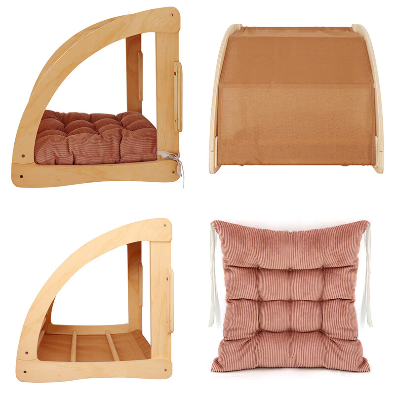 1-dijelni zidni mačji puzavac koji visi na zidu kućice za mačke Mekani jastuci Štede unutarnji prostor Mačići spavaju Namještaj za kućne ljubimce