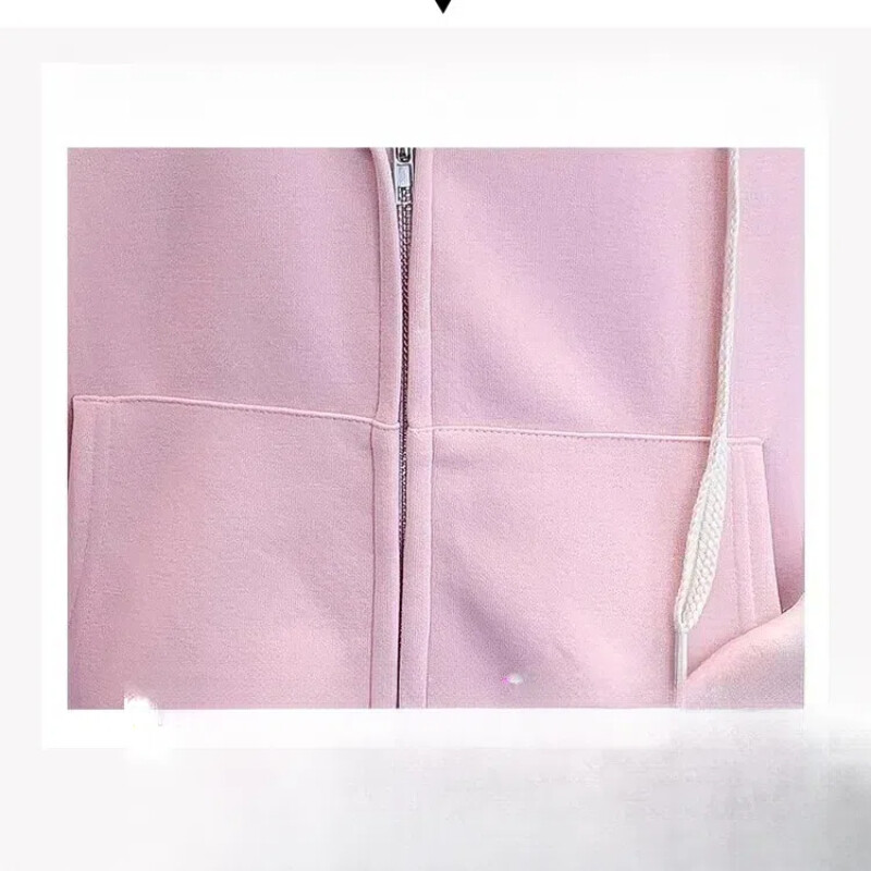 Proljeće Jesen Ženska odjeća Jednobojna vezica Zatvarač Lanterna s kapuljačom Dugi rukavi Džepovi Kardigan Majice s kapuljačom Sport Ležerne majice