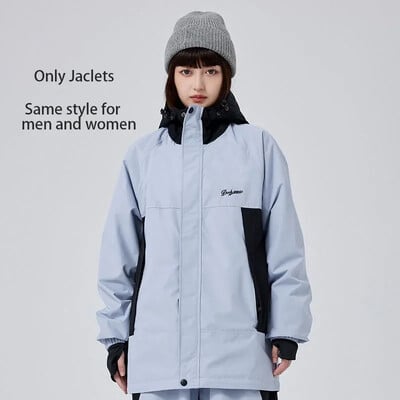 Skijaške jakne za vanjske aktivnosti Ženske muške Novo 2025. Široke kapute otporne na vjetar Vodootporne Zimske tople majice za skijanje Snowboarding S kapuljačom