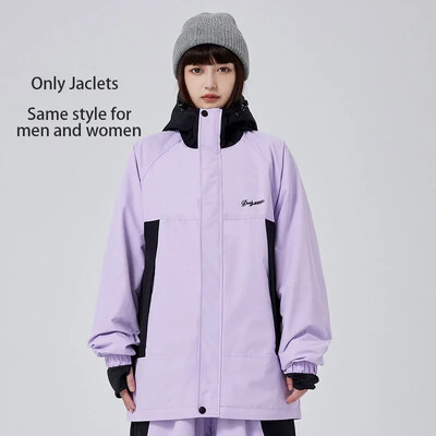 Skijaške jakne za vanjske aktivnosti Ženske muške Novo 2025. Široke kapute otporne na vjetar Vodootporne Zimske tople majice za skijanje Snowboarding S kapuljačom