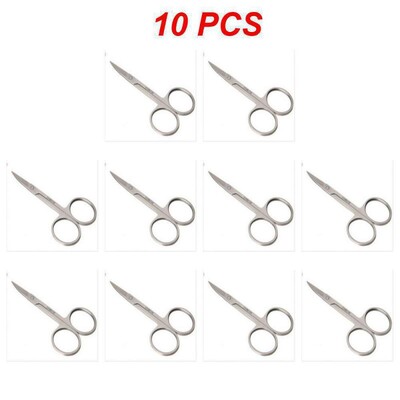 Profesionalne manikirne škare od nehrđajućeg čelika Precizno uljepšavanje zanoktica za nokte, dlake na licu, obrve, trepavice, dlake u nosu