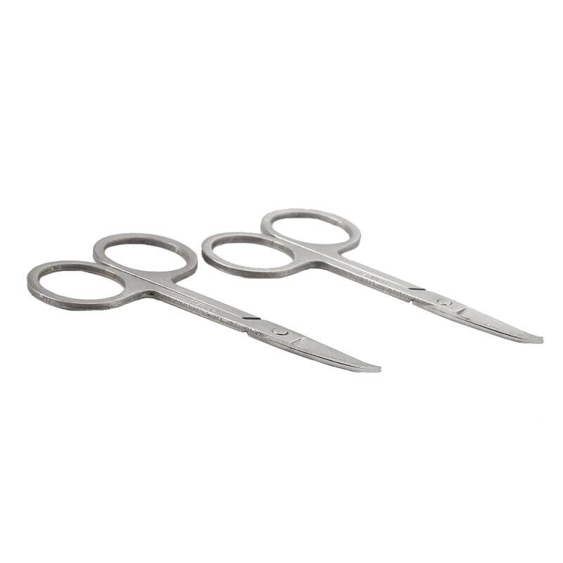 Profesionalne manikirne škare od nehrđajućeg čelika Precizno uljepšavanje zanoktica za nokte, dlake na licu, obrve, trepavice, dlake u nosu