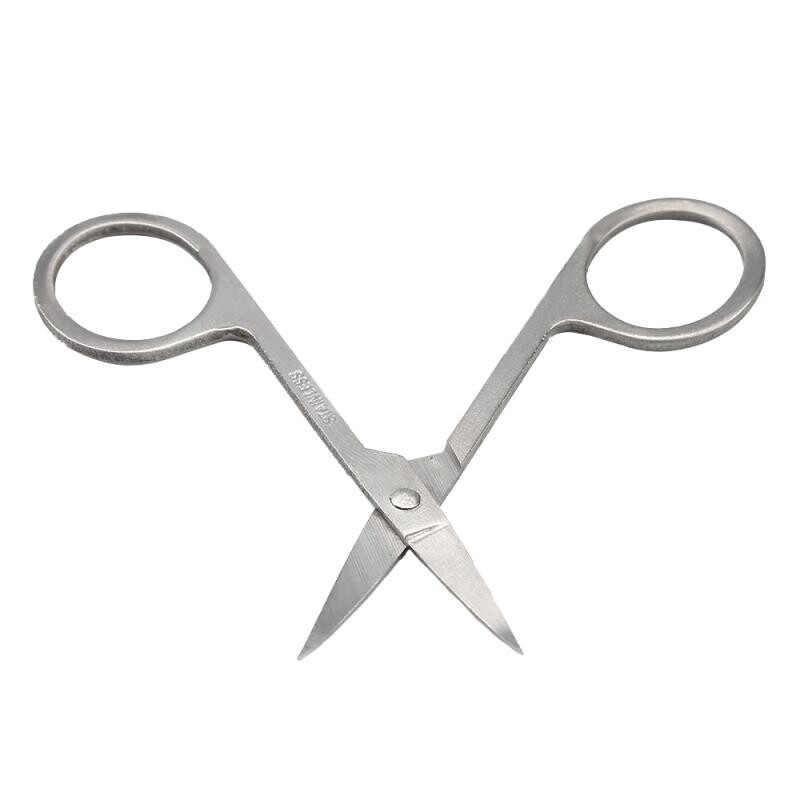 Profesionalne manikirne škare od nehrđajućeg čelika Precizno uljepšavanje zanoktica za nokte, dlake na licu, obrve, trepavice, dlake u nosu