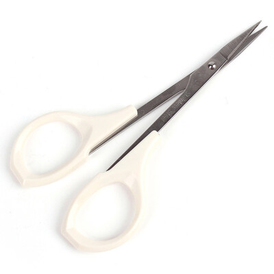 1 buc. Trimmer sprâncene din oțel inoxidabil, foarfece, pentru îndepărtarea părului pentru gene, nas, instrumente de machiaj, cleme pentru îndepărtarea pielii moarte.