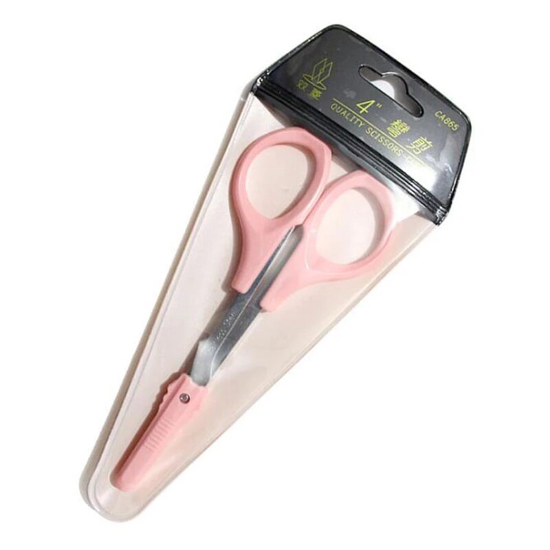 1 buc. Trimmer sprâncene din oțel inoxidabil, foarfece, pentru îndepărtarea părului pentru gene, nas, instrumente de machiaj, cleme pentru îndepărtarea pielii moarte.