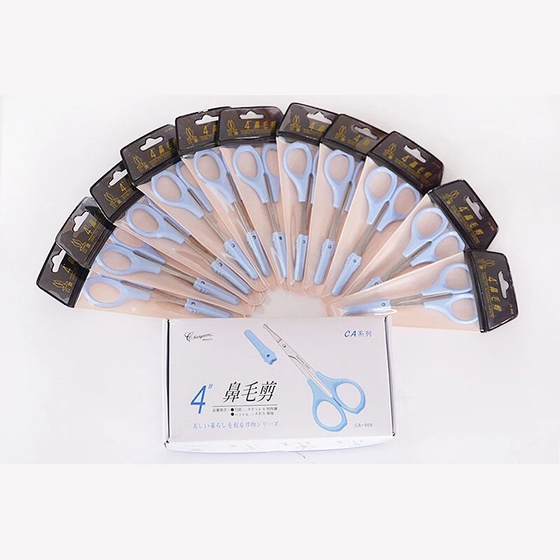 1 buc. Trimmer sprâncene din oțel inoxidabil, foarfece, pentru îndepărtarea părului pentru gene, nas, instrumente de machiaj, cleme pentru îndepărtarea pielii moarte.