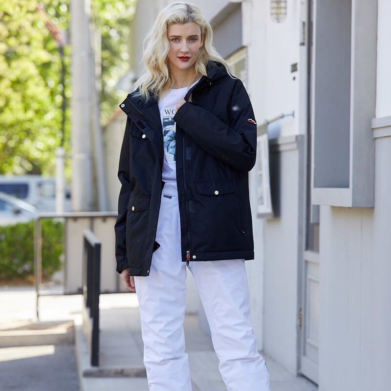 Costum de schi pentru damă, planșă simplă și dublă, alpinism, schi în aer liber, rezistent la vânt, impermeabil și cald