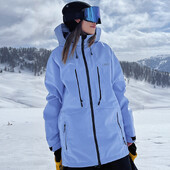 LDSKI Síkabátok Női Férfi 3L Szövet Hóálló Púder Szoknya Vízálló Thermal Kabát Téli Meleg Ruha Snowboard Wear Extreme2.0