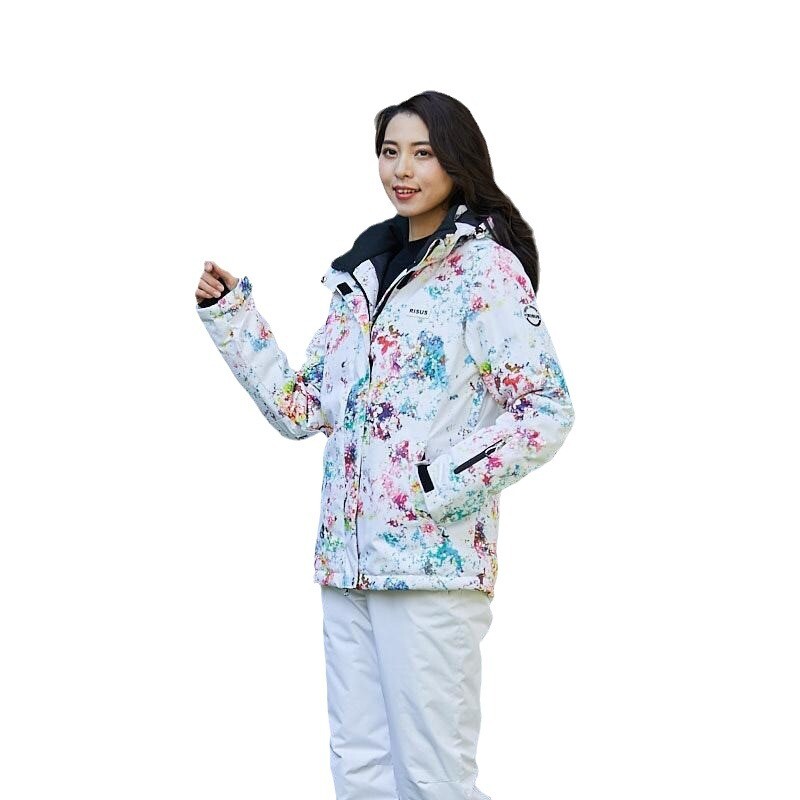 Γυναικεία στολή σκι μονή σανίδα και διπλή σανίδα ορειβατικό υπαίθριο σκι αδιάβροχη και ζεστή