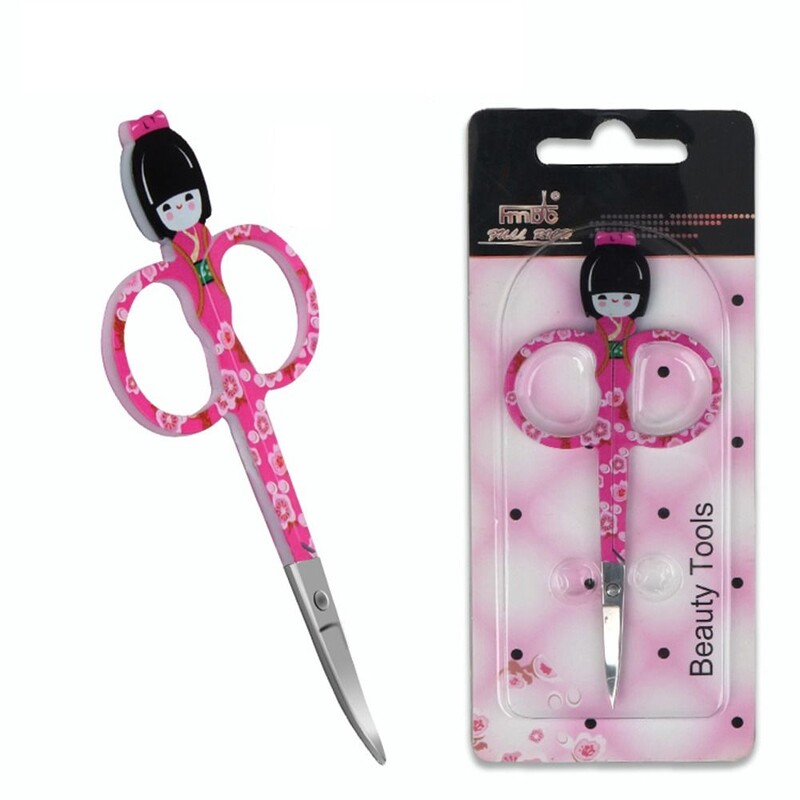 Φορητό ξυράφι φρυδιών ομαλά από ανοξείδωτο ατσάλι Πολυλειτουργικό κιτ ψεύτικων βλεφαρίδων Ανθεκτικό γυναικείο ψαλίδι φρυδιών πολλαπλών χρήσεων